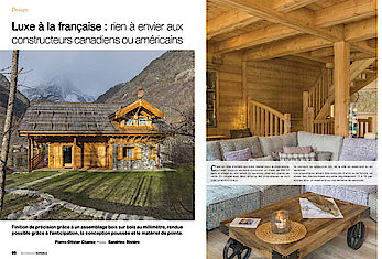 Article Architecture Durable Luxe à la française chalet Lombard Vasina Printemps 2016