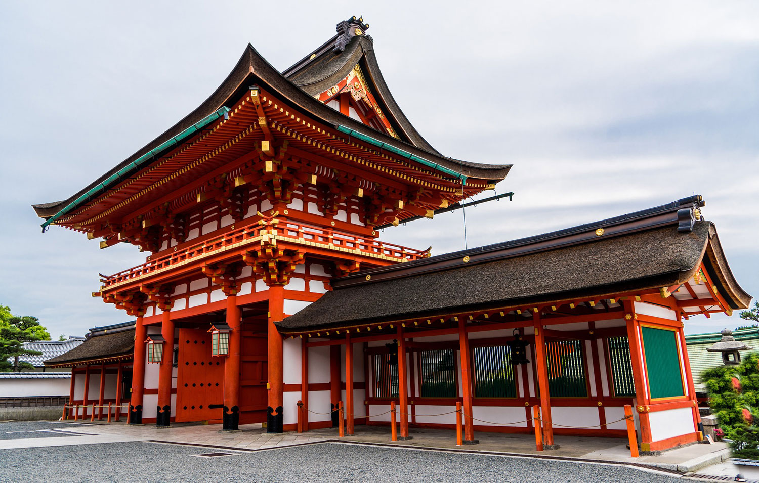 temple millénaire japonais construit en bois
